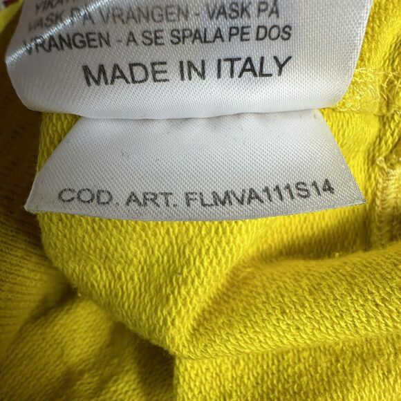 Franklin & Marshall Varsity Size Large Yellow Long Sleeve Crewneck Shirt Top EUC - Picture 10 of 10